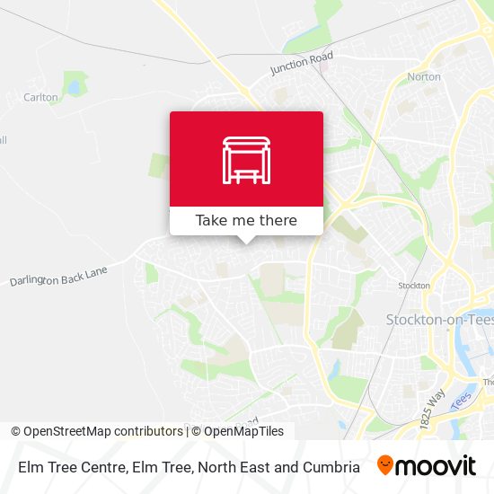 Elm Tree Centre, Elm Tree map