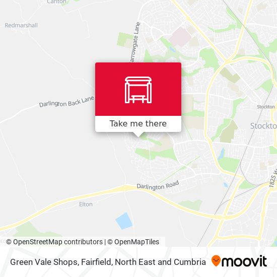 Green Vale Shops, Fairfield map