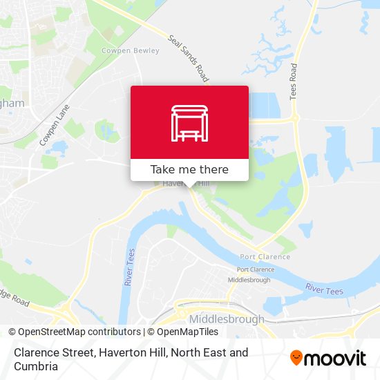 Clarence Street, Haverton Hill map