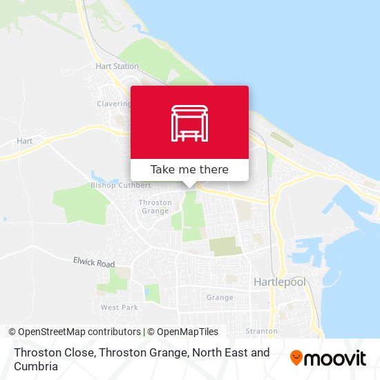 Throston Close, Throston Grange map