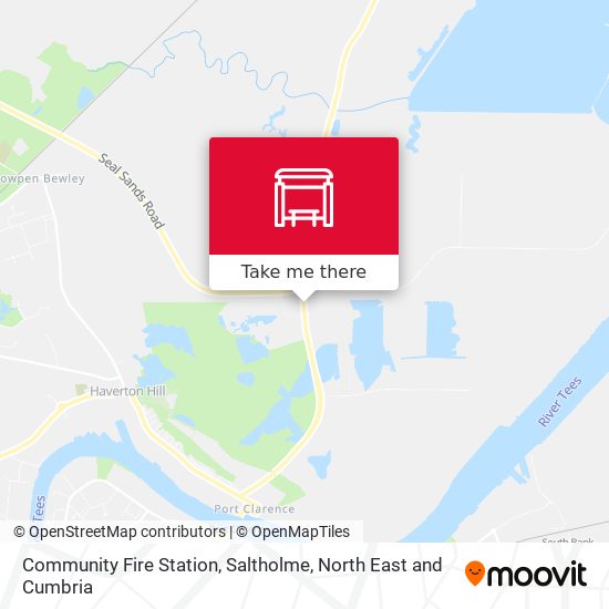 Community Fire Station, Saltholme map