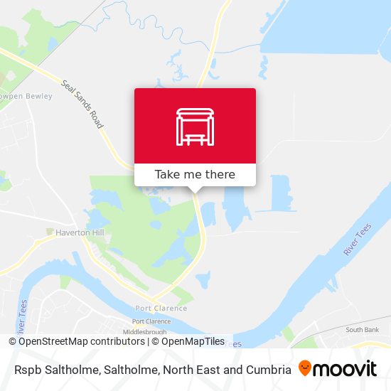 Rspb Saltholme, Saltholme map