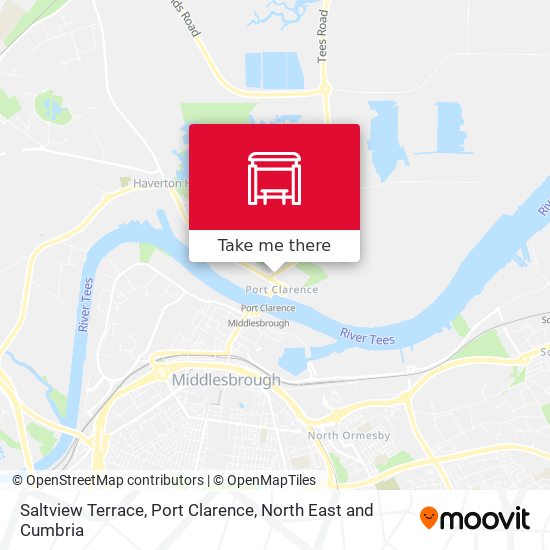 Saltview Terrace, Port Clarence map