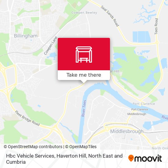 Hbc Vehicle Services, Haverton Hill map