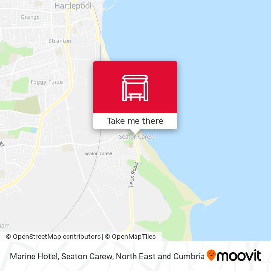 Marine Hotel, Seaton Carew map