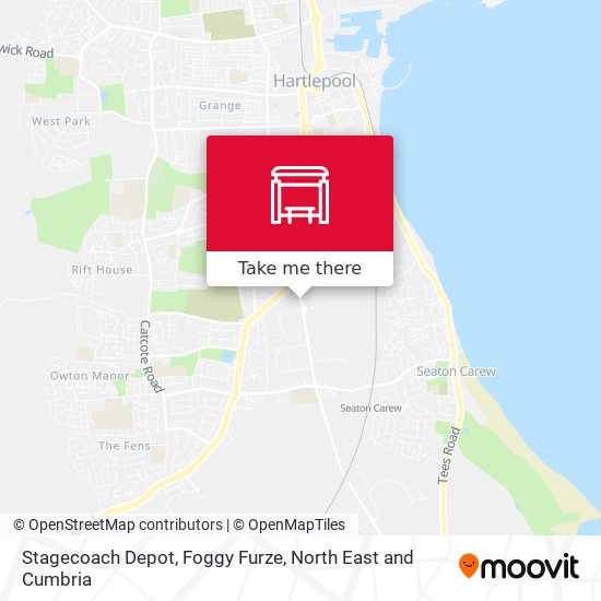 Stagecoach Depot, Foggy Furze map