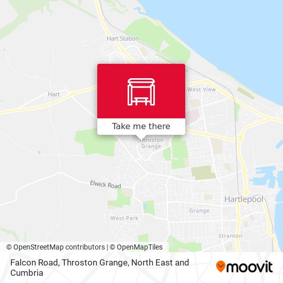 Falcon Road, Throston Grange map