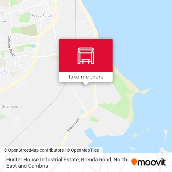 Hunter House Industrial Estate, Brenda Road map