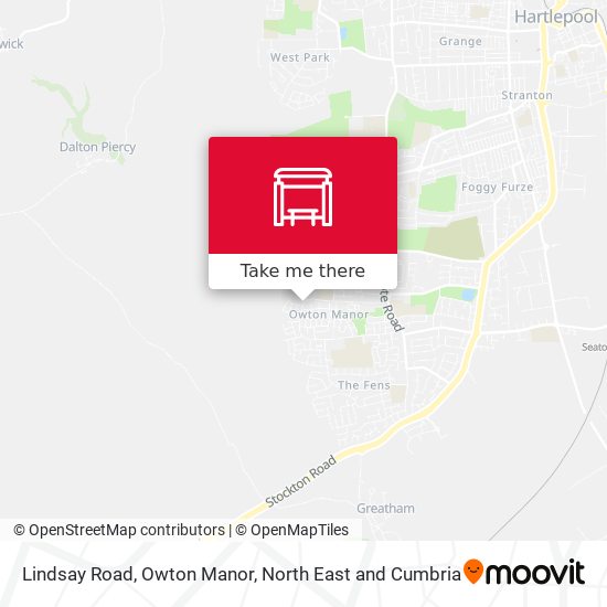 Lindsay Road, Owton Manor map