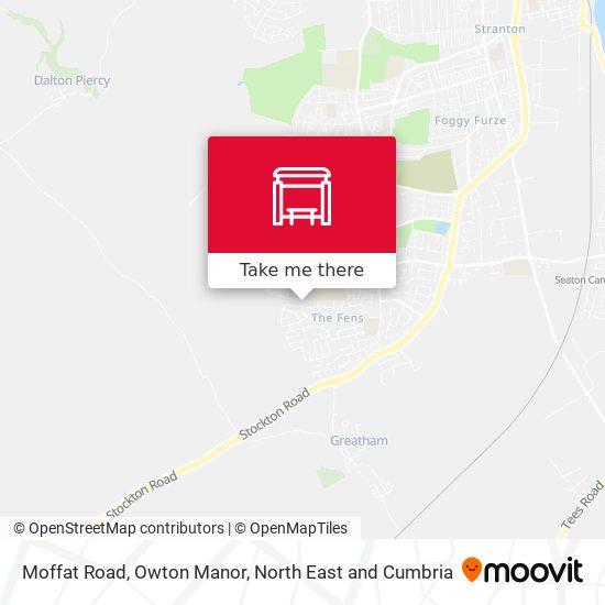 Moffat Road, Owton Manor map
