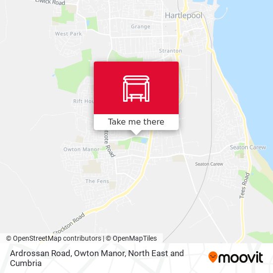 Ardrossan Road, Owton Manor map
