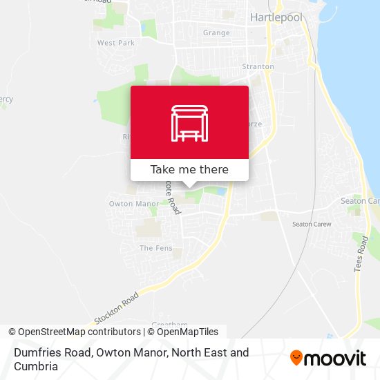 Dumfries Road, Owton Manor map