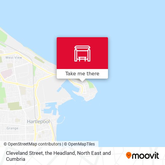 Cleveland Street, the Headland map