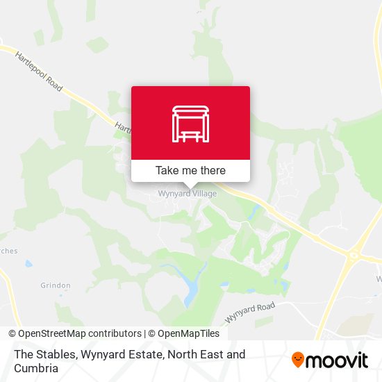 The Stables, Wynyard Estate map