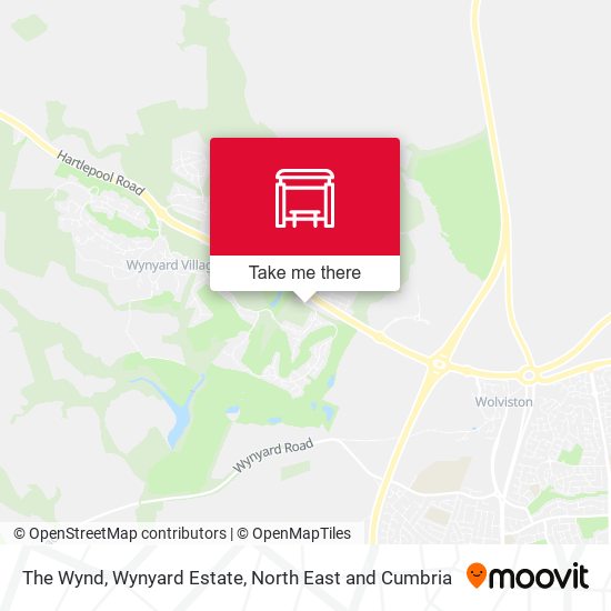 The Wynd, Wynyard Estate map