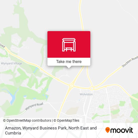 Amazon, Wynyard Business Park map