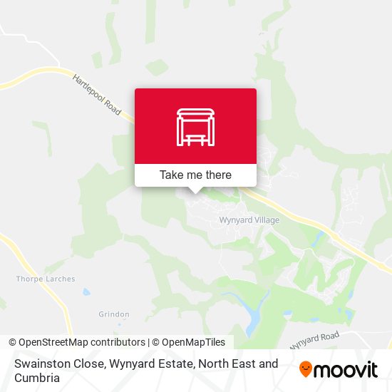 Swainston Close, Wynyard Estate map
