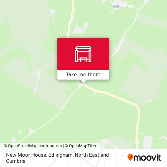 New Moor House, Edlingham map