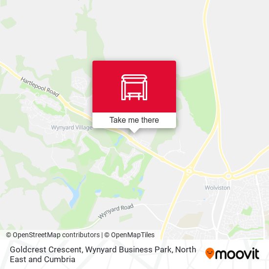 Goldcrest Crescent, Wynyard Business Park map