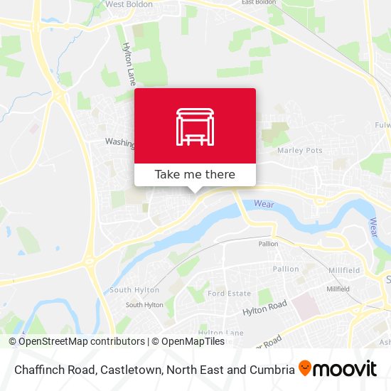 Chaffinch Road, Castletown map