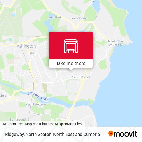 Ridgeway, North Seaton map