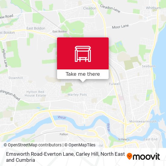 Emsworth Road-Everton Lane, Carley Hill map