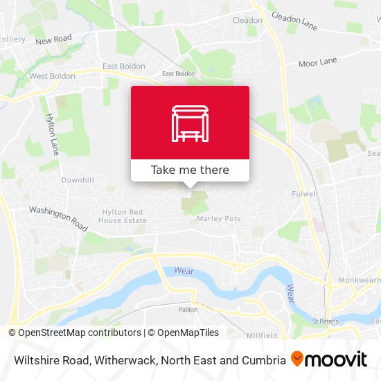 Wiltshire Road, Witherwack map