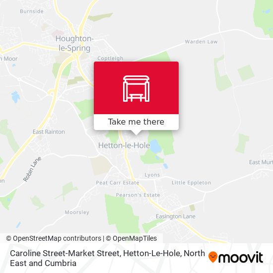 Caroline Street-Market Street, Hetton-Le-Hole map