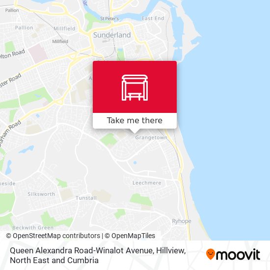 Queen Alexandra Road-Winalot Avenue, Hillview map