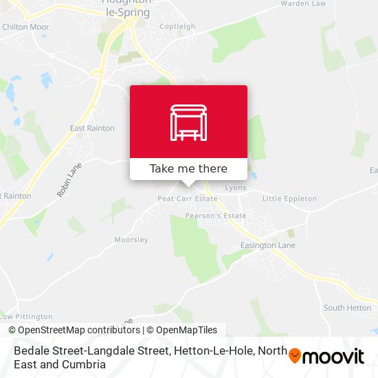 Bedale Street-Langdale Street, Hetton-Le-Hole map