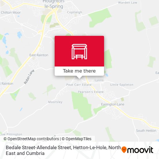 Bedale Street-Allendale Street, Hetton-Le-Hole map