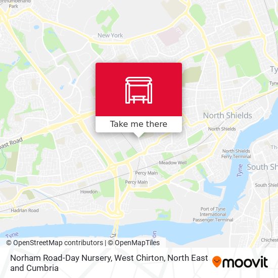 Norham Road-Day Nursery, West Chirton map