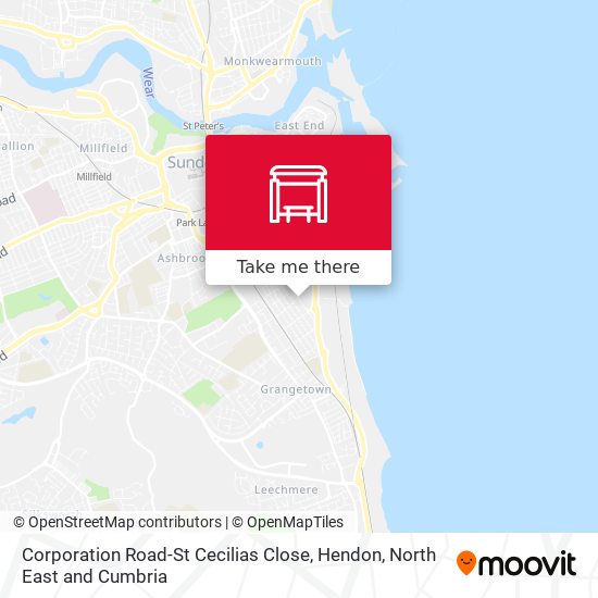 Corporation Road-St Cecilias Close, Hendon map