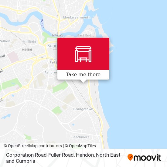 Corporation Road-Fuller Road, Hendon map