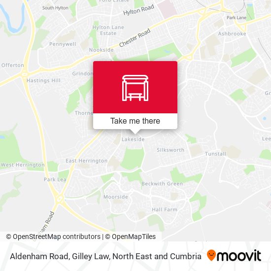 Aldenham Road, Gilley Law map
