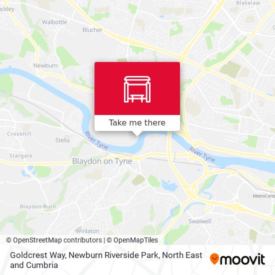 Goldcrest Way, Newburn Riverside Park map