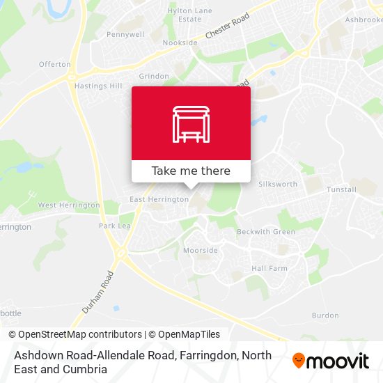 Ashdown Road-Allendale Road, Farringdon map