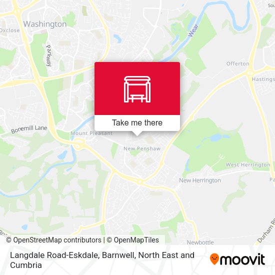 Langdale Road-Eskdale, Barnwell map