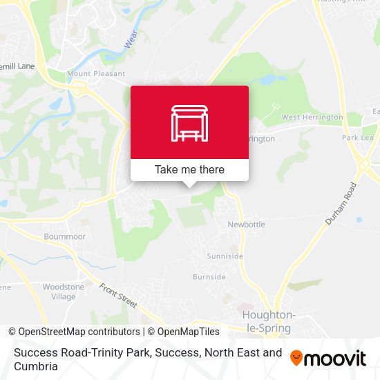 Success Road-Trinity Park, Success map