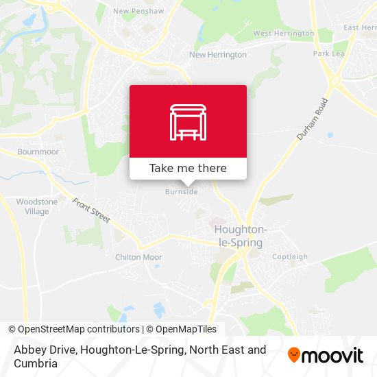 Abbey Drive, Houghton-Le-Spring map