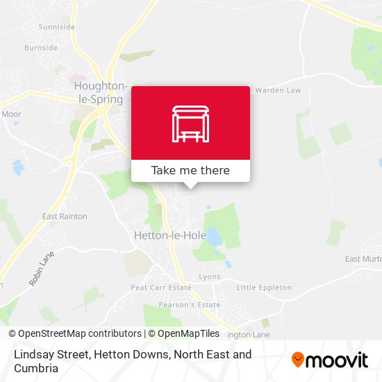 Lindsay Street, Hetton Downs map