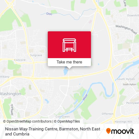 Nissan Way-Training Centre, Barmston map