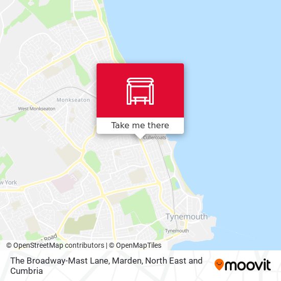 The Broadway-Mast Lane, Marden map