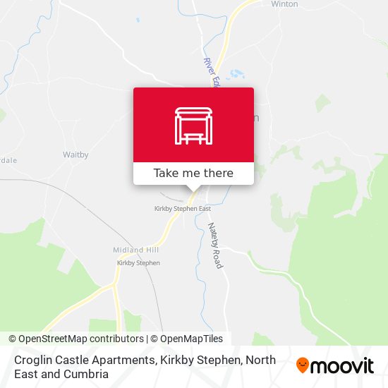 Croglin Castle Apartments, Kirkby Stephen map