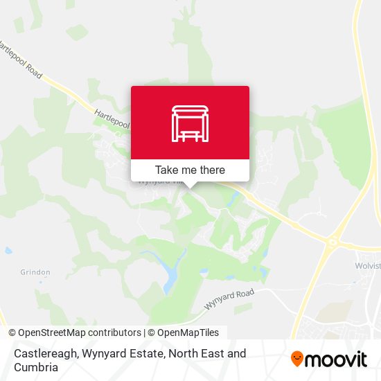 Castlereagh, Wynyard Estate map