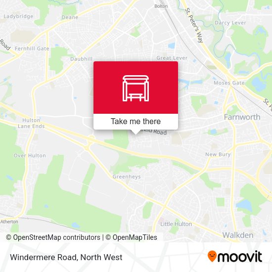 Windermere Road map