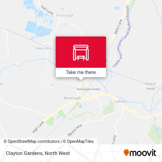Clayton Gardens map