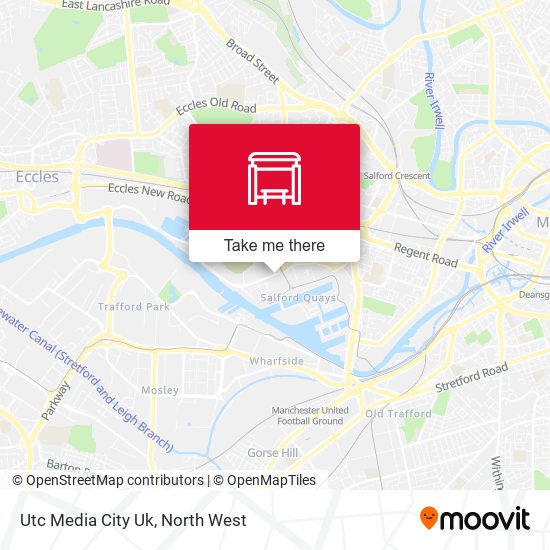 Utc Media City Uk map