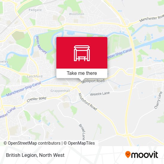 British Legion map