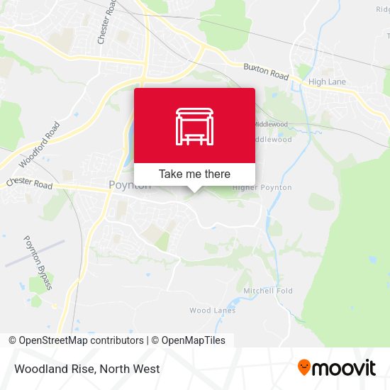 Woodland Rise map